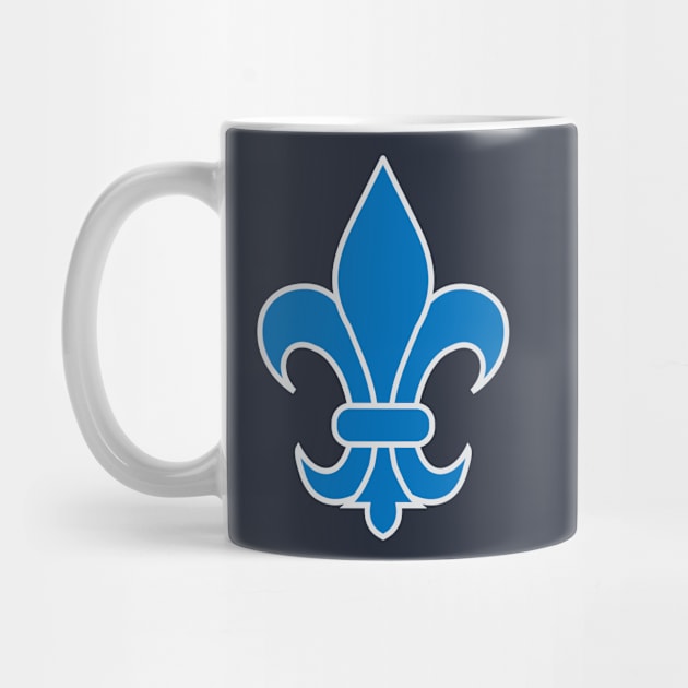 fleur de lis (blue) by PabloDeChenez